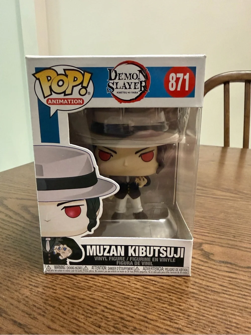 Funko Demon Slayer Muzan Kibutsuji Vinyl Figure - White, Black, Red